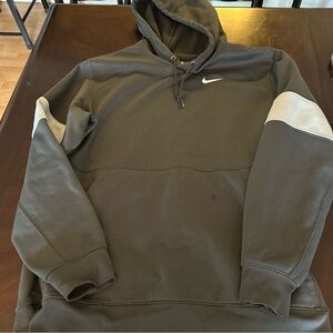 Men's Nike Dri fit Hoodie Hooded Sweatshirt Size XL Gray Pullover